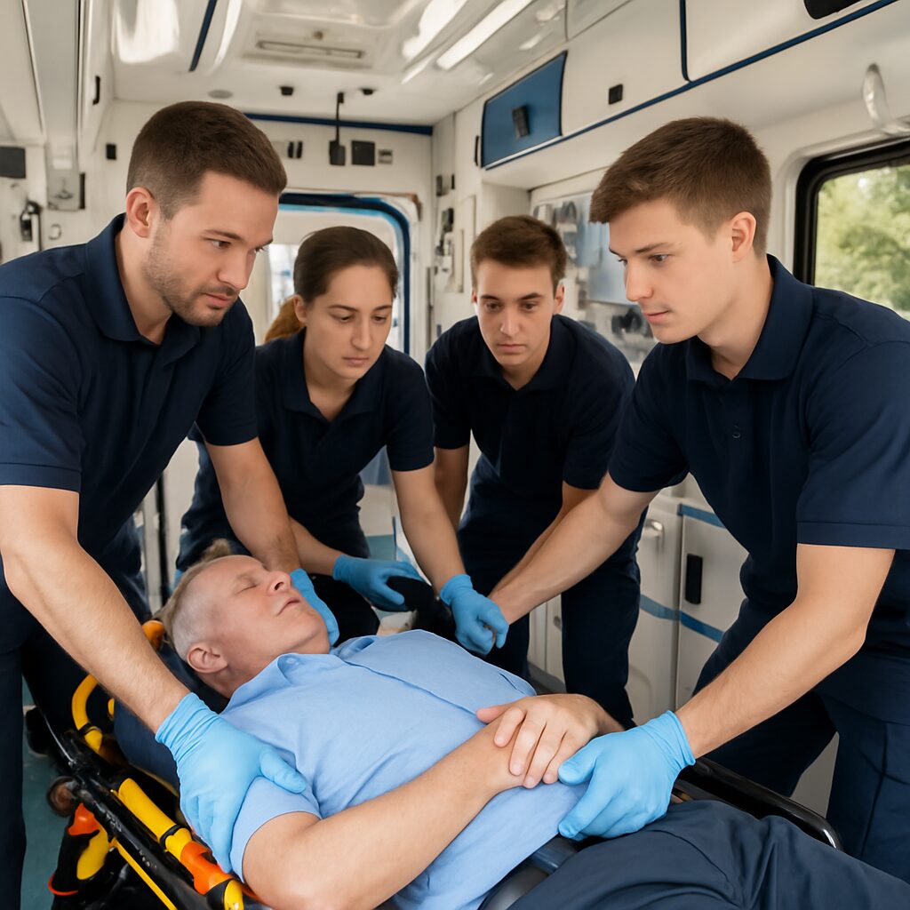 découvrez notre formation diplôme d'état d'ambulancier (dea) pour devenir professionnel du transport sanitaire. acquérez compétences et savoir-faire pour réussir votre carrière d'ambulancier. inscrivez-vous dès maintenant !